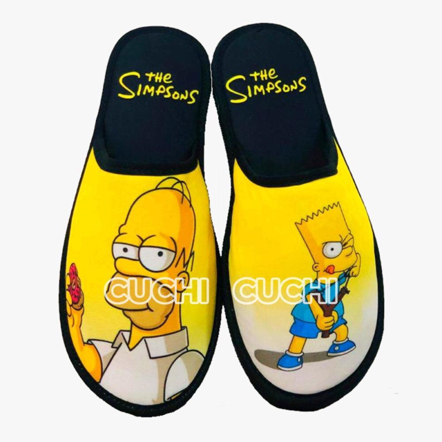 Pantuflas Simpson Bart y Homero - cuchicuchiok