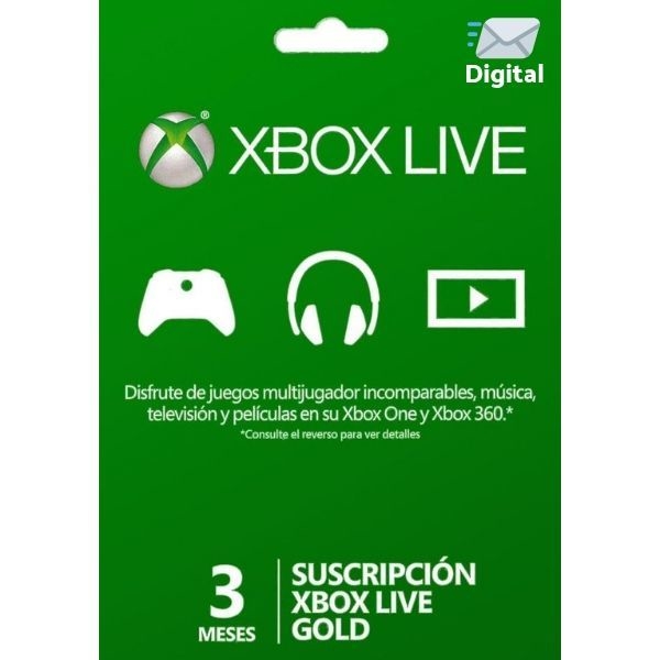 Xbox Live Gold 3 Meses - Suscríbete Ahora en [Tienda]