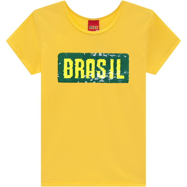 Blusa Amarela Brasil 111904 - Comprar em Buá BH