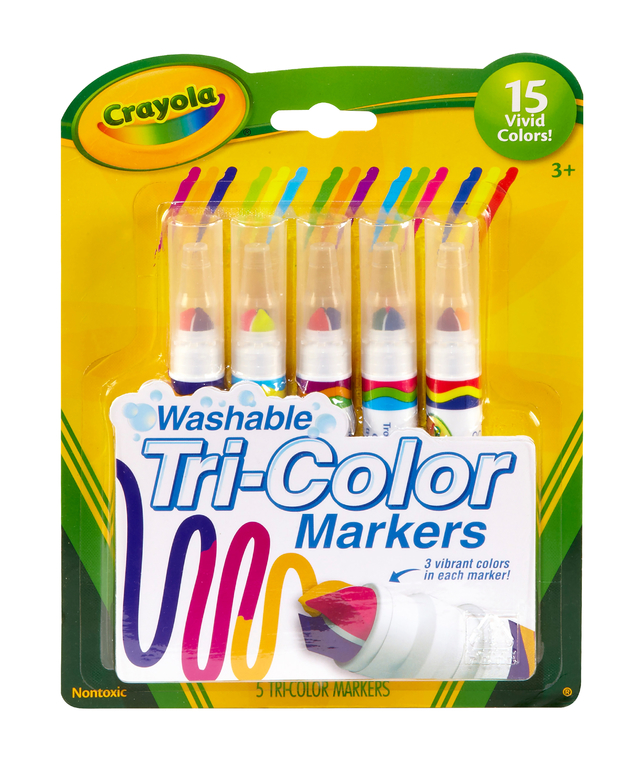 Fibras Marcadores Tri Color x 5 Unidades - Crayola