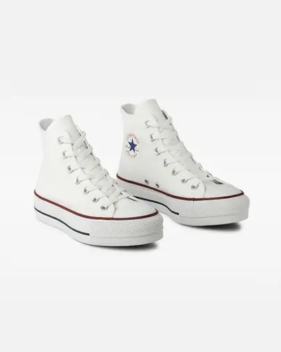 Tênis All Star Lift Sola Alta Branco, R$359,90