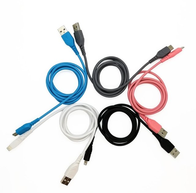 Lightning Iphone - Cable de Carga Rapida y Datos (2 metros - 2 Amper)  Varios Colores - SKYWAY