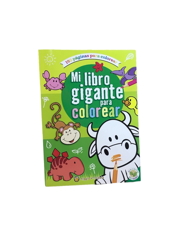 Mi Libro Gigante Para Colorear Verde