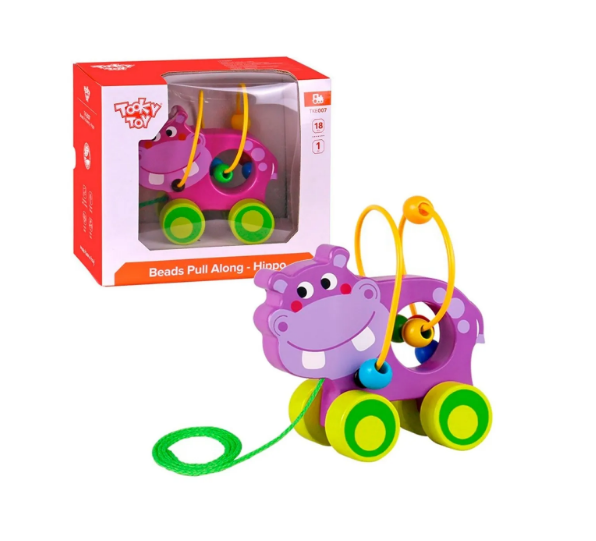 Hipopotamo de arrastre con prono - Tooky toy