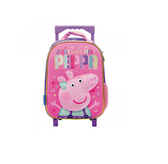 Mochila Carro Peppa pig 12'' - Cresko