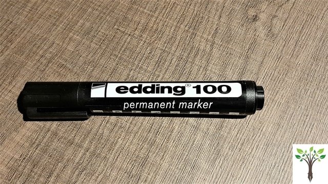 Marcador Edding 100 permanente negro - Librería DEMA