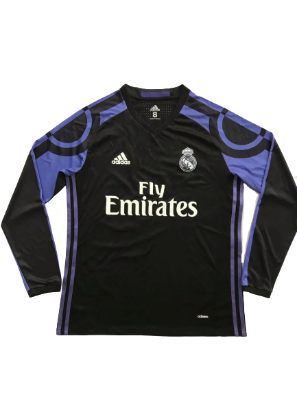 Camisa Manga Longa Real Madrid/Third - 16/17 - Retrô