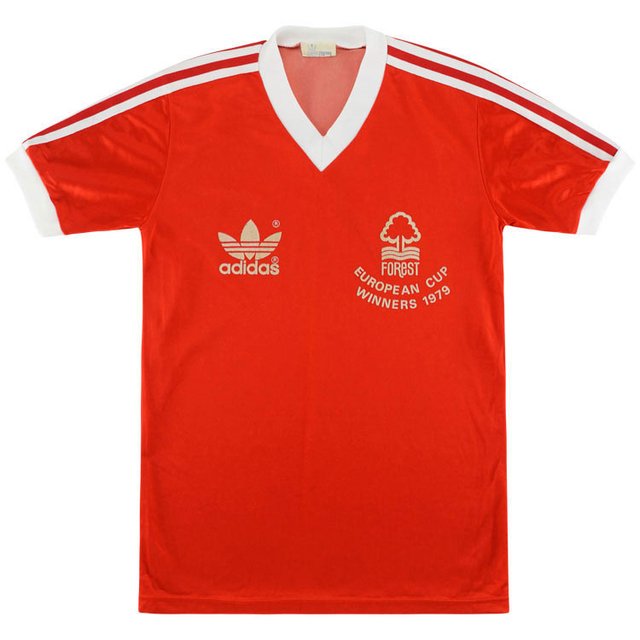 Camisa Nottingham Forest/Casa - 79/81 - Retrô Final UCL