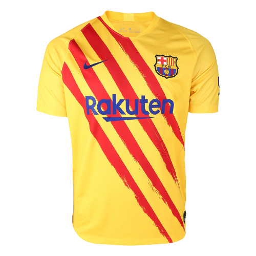 Camisa Barcelona/Senyera - 19/20 - Retrô