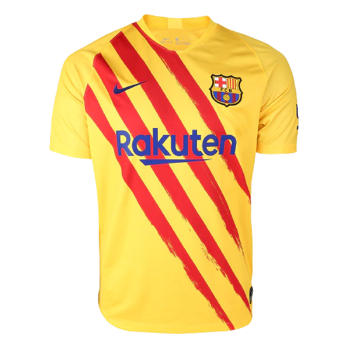 Camisa Barcelona/Senyera - 19/20 - Retrô