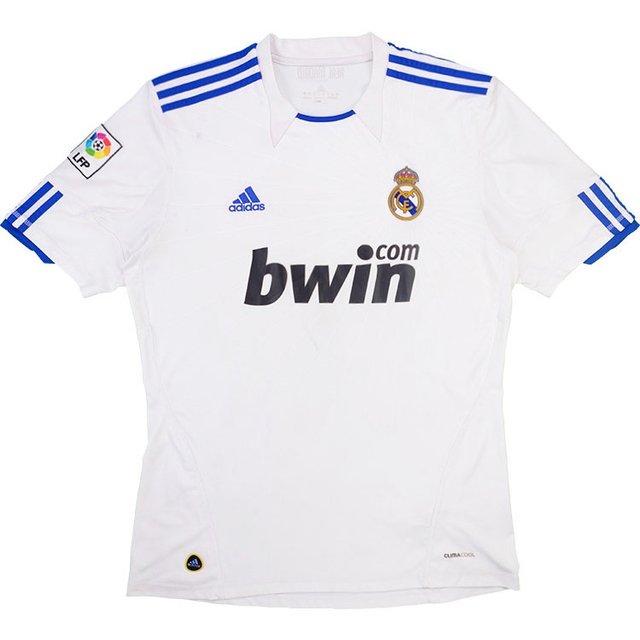 Camisa Real Madrid/Casa - 10/11 - Retrô