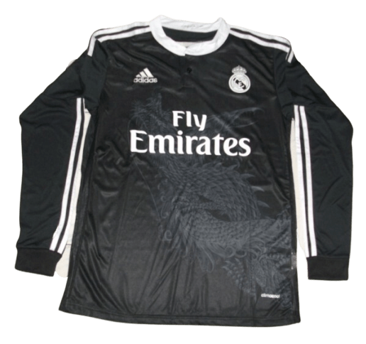 Camisa Manga Longa Real Madrid/Third - 14/15 - Retrô