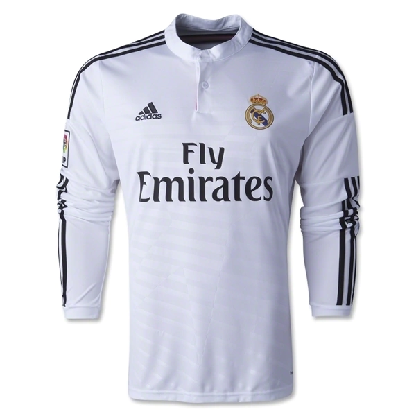 Camisa Manga Longa Real Madrid/Casa - 14/15 - Retrô