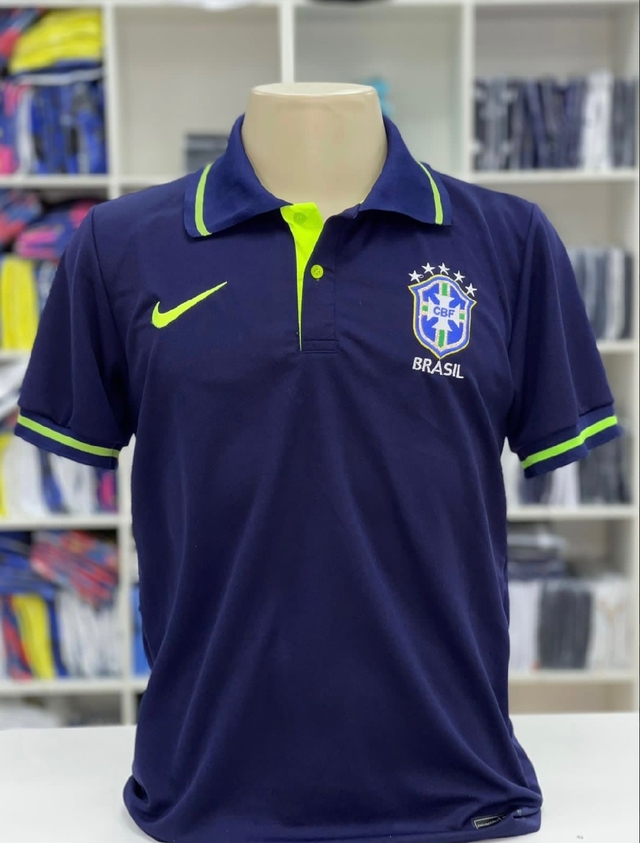 Camiseta de Time Brasil Gola Polo 21/22 - styletenis