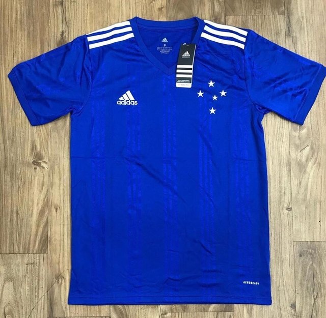 Camisa Cruzeiro I 20/21 s/nº Torcedor Adidas Masculina -