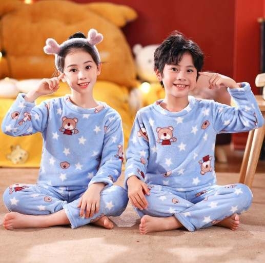 Conjunto Pijama Polar Soft Print KIDS - Tienda Ewin