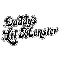 Sticker Harley Quinn Daddys Lil Monster - COKETACOKETO
