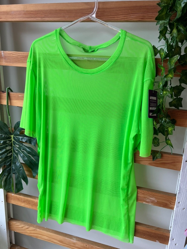 Blusa de Tule Verde Neon - Comprar em Ritmus Fitness