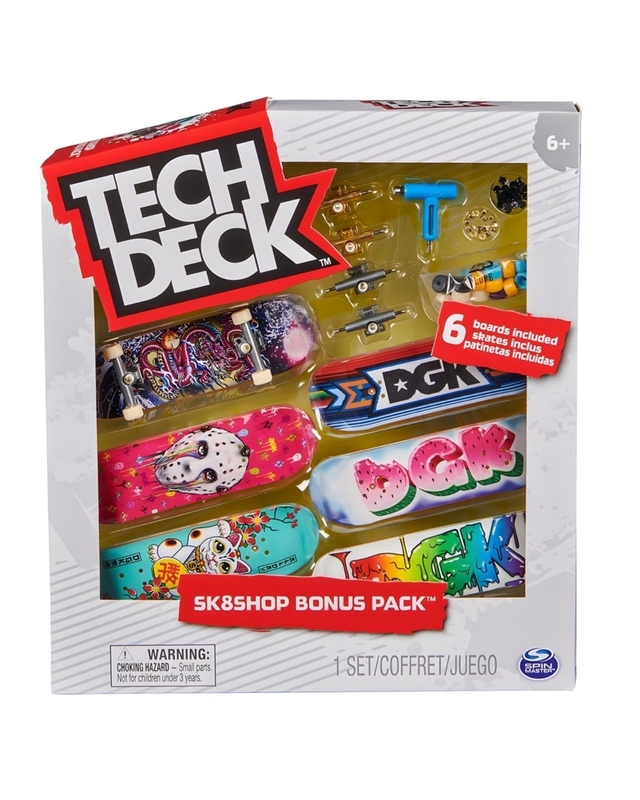 Tech Deck - Pack 2 mini skates de dedo versão Versus - Alien