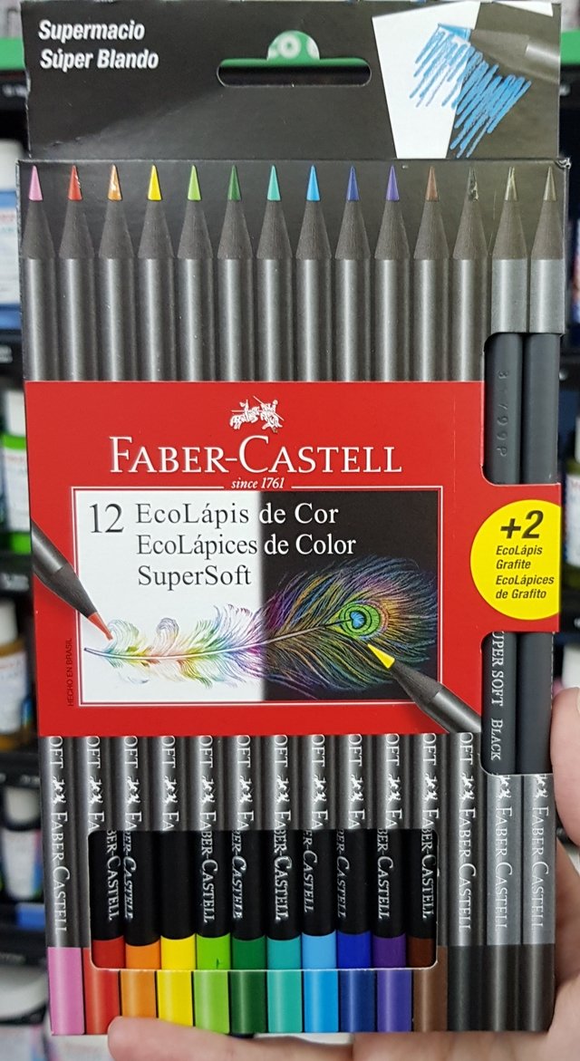 Lapices de colores Faber Castell Súper soft x12