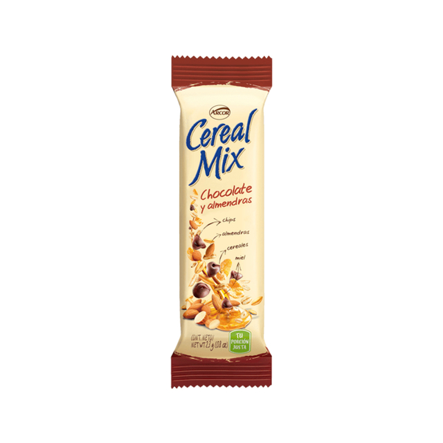 CEREAL MIX Barra de Chocolate y Almendras x 23 gr