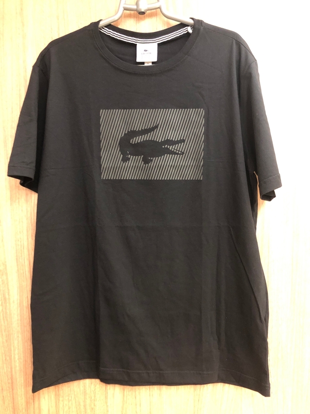 Camiseta Lacoste 3D - Preto - WS Sports (wave surfing)