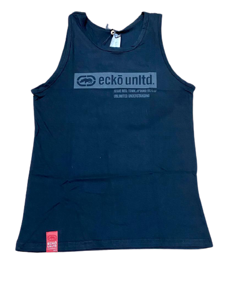 Camiseta Regata Ecko UNLTD Estampada - Preto