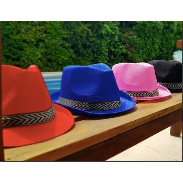 PACK 10 Sombreros Panama Colores - Hori Cotillon