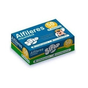 Alfileres para oficina Sifap caja x 50 g