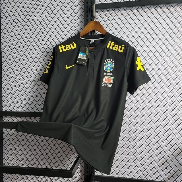 Camisa Brasil Comissão Técnica Preta