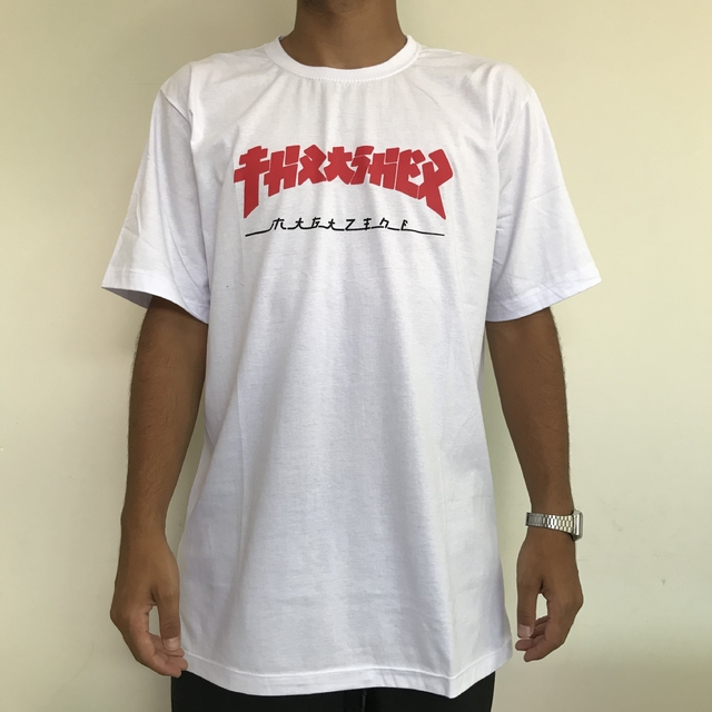 Camiseta Thrasher Japan Branca - Corre de Londrina