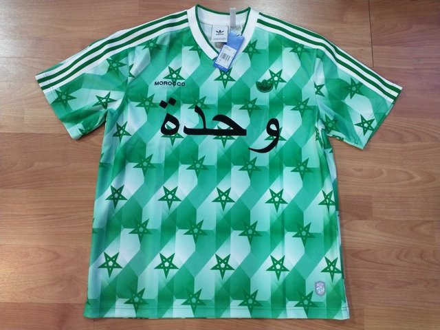 Camiseta Adidas futbol Marruecos talle L retro G82