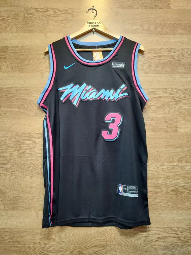 Camiseta NBA Miami Heat #3 Wade W247 - - CHICAGO.FROGS