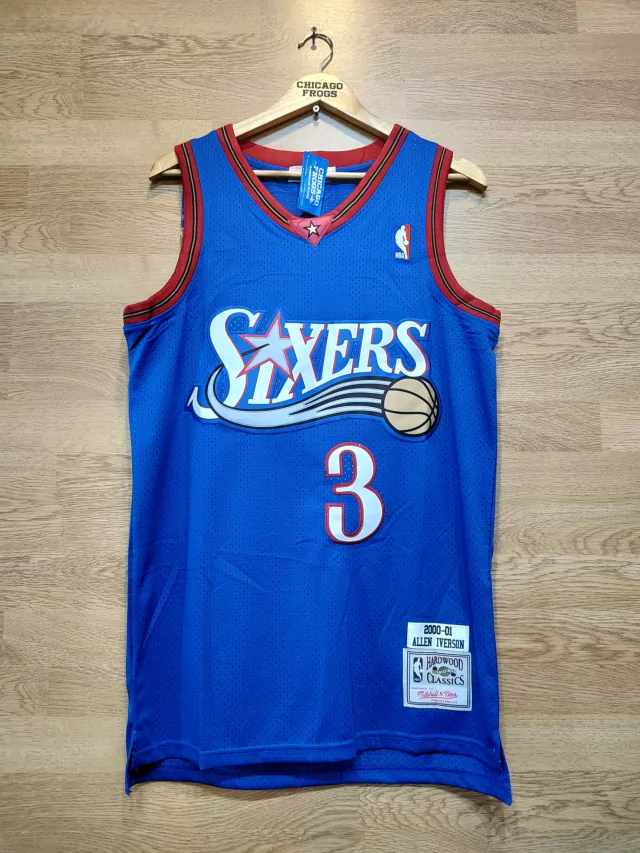 Camiseta NBA Swingman Sixers #3 Iverson W233 -