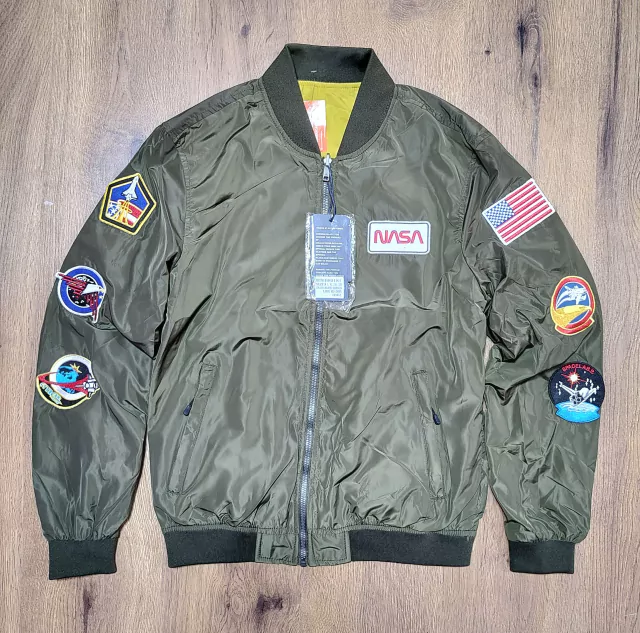 Campera NASA fly jacket recersible talle M J36 -