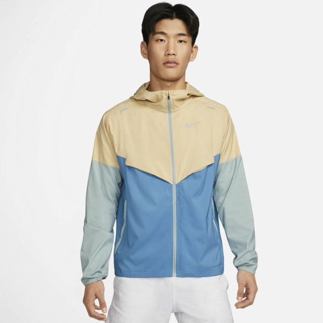 green blue nike windbreaker