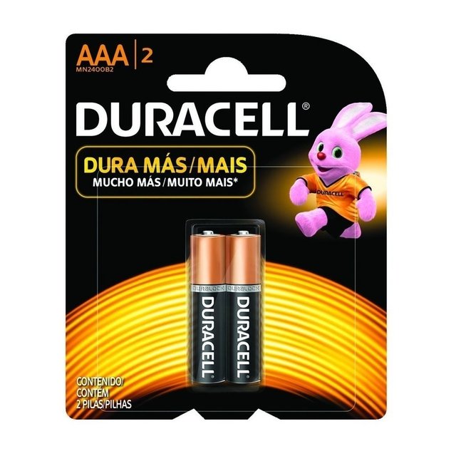 Pilas Duracell AAA x 2 unidades - Minimercado Nani