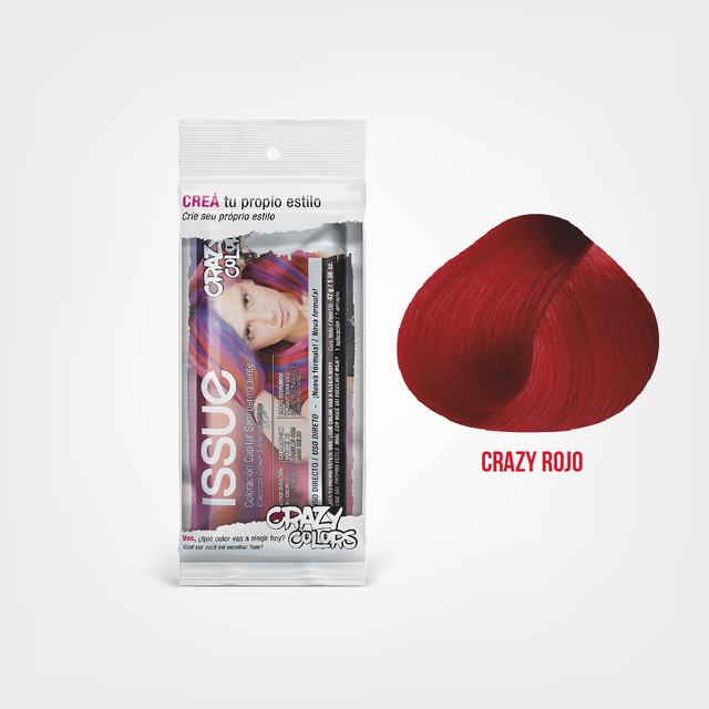 Issue Tintura Crazy Color Red Sachet X70 Ml X10 U