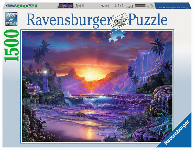Puzzle Rompecabezas 1500 piezas Ravenburger 16359 Amanecer en la isla