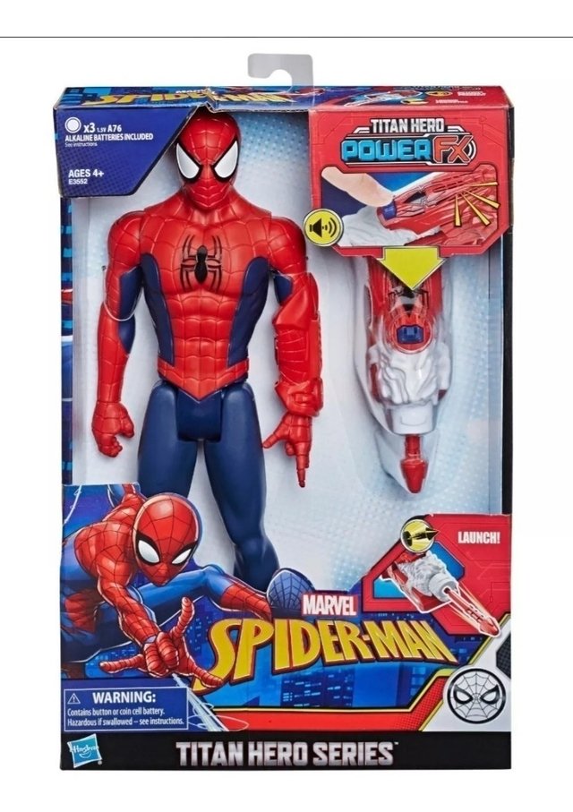 Spiderman Con Lanza Telaraña - Hasbro - Crawling