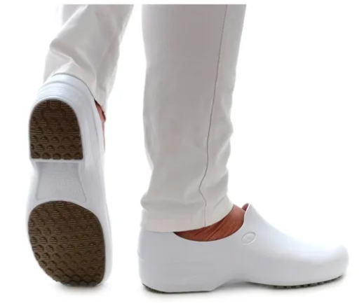 Sapato Masculino Sticky Shoes BRANCO - Calçado Hospitalar / Cozinha /  Limpeza