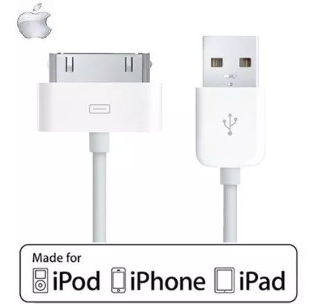 Cable Cargador Usb 30 Pines Para iPhone 4 iPod iPad 2g 3g 4g