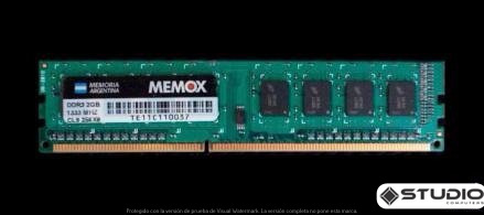Memoria DDR3 2gb 1333mhz - MEMOX - MAGNUMtech