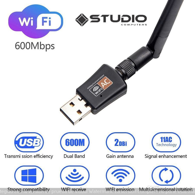 Placa de Red WIFI USB TMWF8407
