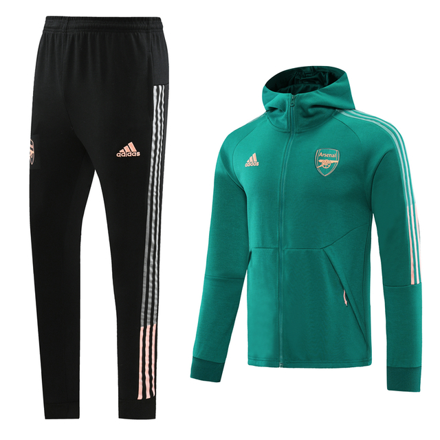 Conjunto Agasalho - Adidas - Arsenal - Preto e verde