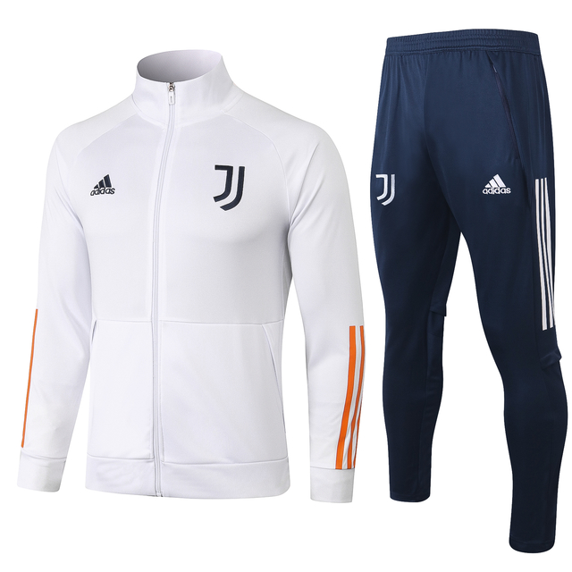 Conjunto Agasalho - Adidas - Juventus - Branco e azul