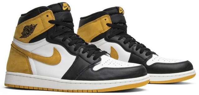 nike air jordan 1 high yellow