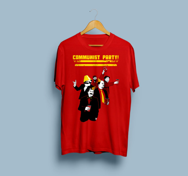 CAMISETA COMMUNIST PARTY - Comprar em Loja Vortex