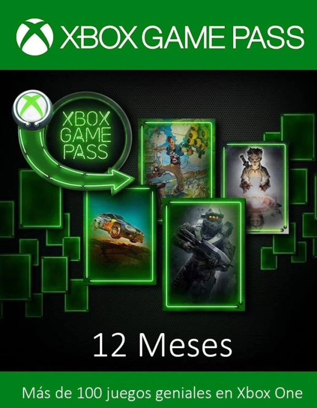 Gamepass Cuenta 12 Meses Cuenta - No Online - JX GAMES