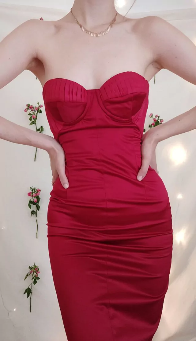 Vestido corsetero Las Oreiro XS - Mantra Vintage